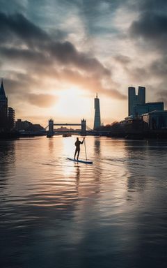 Stand-Up Paddleboarding on the Thames cover