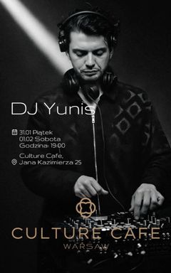 DJ Yunis w Culture Cafe cover