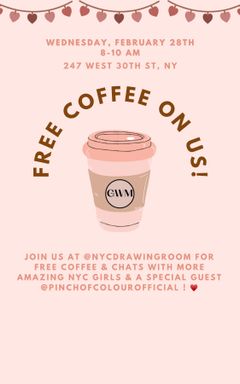 FREE Coffee & Chat (for a good cause!) ♥️☕️ cover