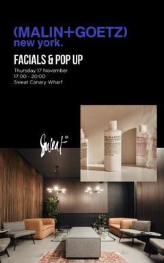 A POP up at sweat by BXR CW with Malin and Goetz cover