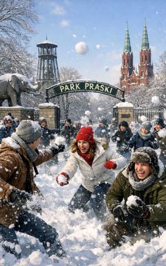 Епічна Битва Сніжками❄️Epic Snowball Fight cover