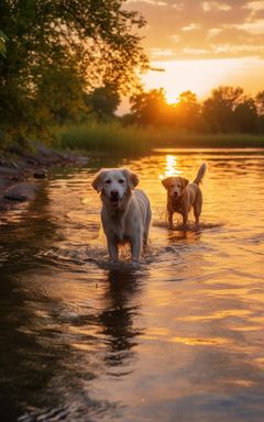 Sunset Dog Walk cover