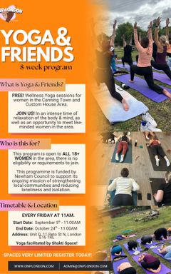 FREE YOGA EVERY FRIDAY cover