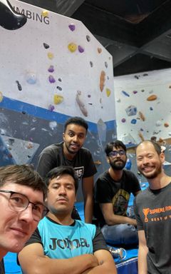 Bouldering at Vauxwall East cover