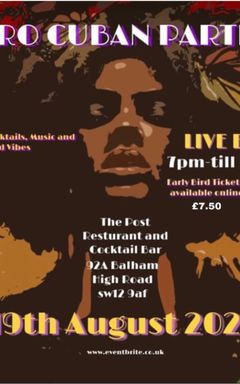 Afro-Cuban Party - CANCELLLED! cover