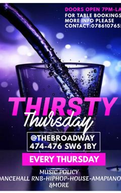 THIRSTY THURSDAY cover