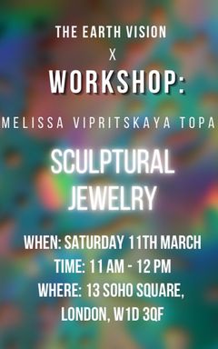 Workshop “Sculptural Jewelry” and Open Studio cover