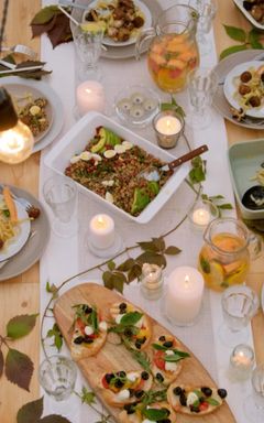 Cozy Sunday dinner cover