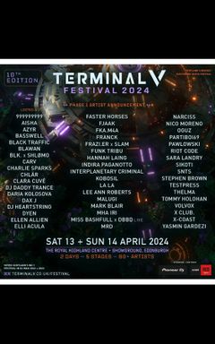 Terminal V / Music Festival 13-14 April/Edinburgh cover