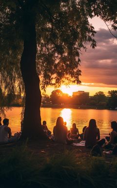 Sunset Yoga by the River cover