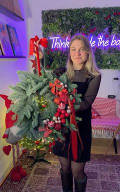 Мк по рождественским венкам cover