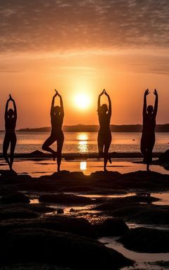 Sunrise Yoga on the Beach cover