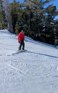 Snowboarding in Mammoth cover