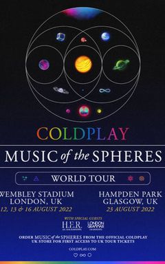 Coldplay Concert cover