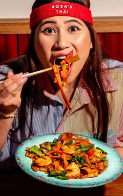 Eat Thai spicy challenge with FREE Thai iced tea cover