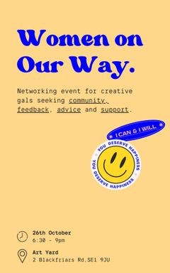 Creative Networking Drinks with Women on Our Way cover