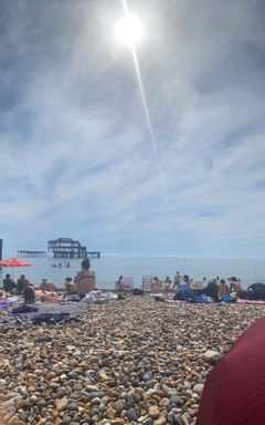 Going to the beach in Brighton cover