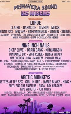 PRIMAVERA SOUND cover