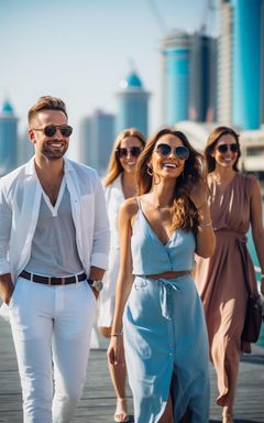 Group Run along Dubai Marina cover