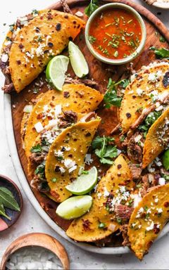 Mexican tacos and LA vs London chat cover