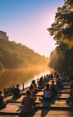 Sunset Yoga by the River cover