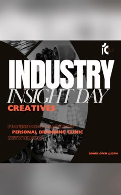 Industry Insight Networking Day For Creatives cover