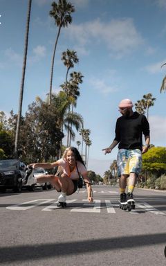 Learning to roller skate at an LA beach 🏖️ cover