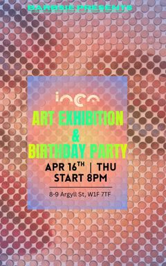 Art Exhibition & Birthday Party cover