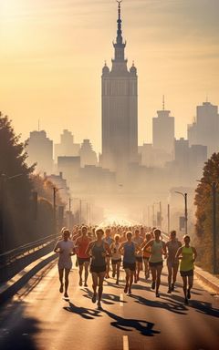 Exploring Warsaw through Running cover