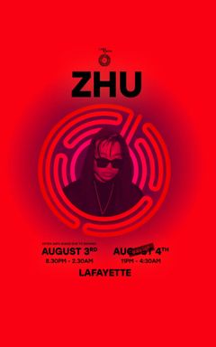 ZHU in London (3 Aug) cover