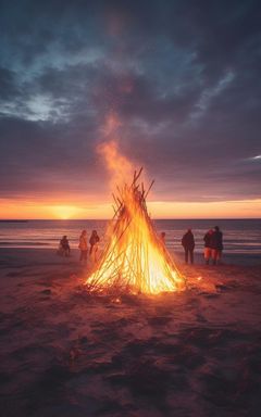 Sunset Beach Bonfire cover