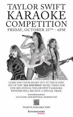 Taylor Swift Karaoke Competition cover