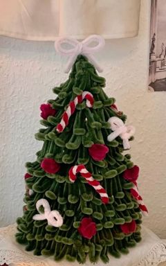 ёлочка своими руками 🎄из синельной проволоки cover