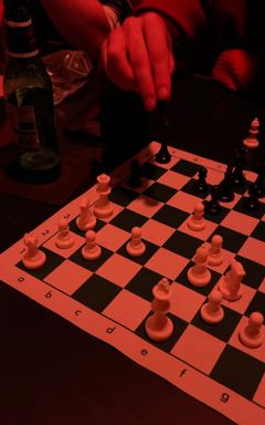 Play chess in the bar ♟️ 🥂🍻 cover