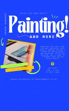 Weekly Hangout: Paint + Dinner + After Party cover