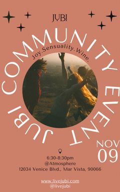 Jubi community event! cover