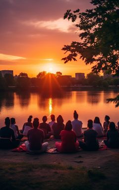 Sunset Yoga by the River cover