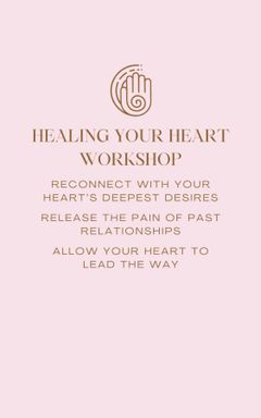 Healing Your Heart Online Workshop cover