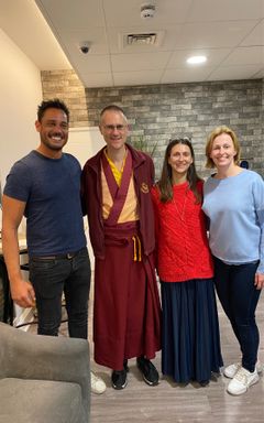 Meditation retreat with the monk Gen Chodor cover
