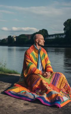 Sunset Meditation by the River cover