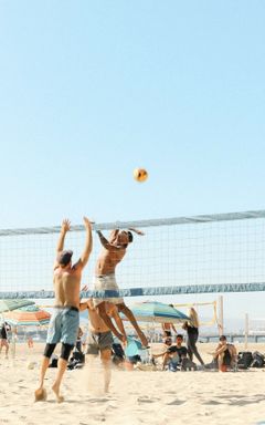 Beach volleyball in Pole Mokotowskie cover