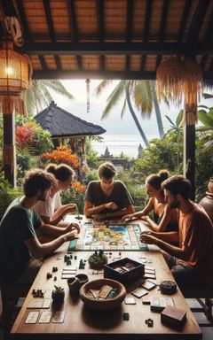 Board games on Bali cover