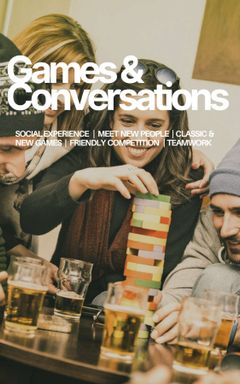 Monthly Games & Conversations Nights cover