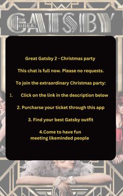 Great Gatsby Party🎉 - FULL NOW - Read description cover