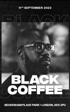 Black Coffee Live in London 🎶🤩 cover