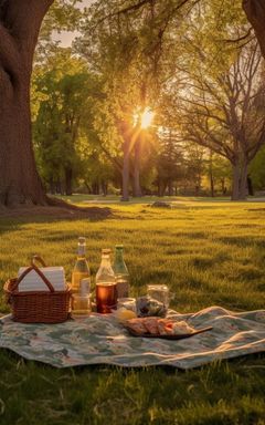 Sunset Picnic by the Beach cover