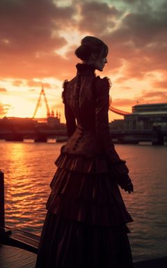 Sunset Stroll along the Thames River cover