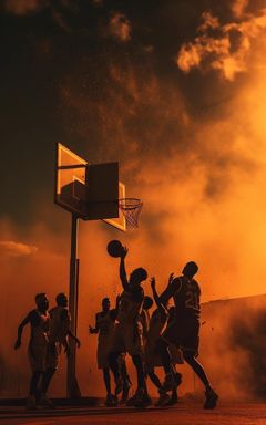 Basketball Tournament at a Local Court cover