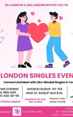 London Singles Event cover